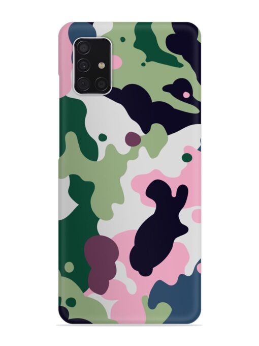 Seamless Funky Camouflage Snap Case for Samsung Galaxy A51 Zapvi