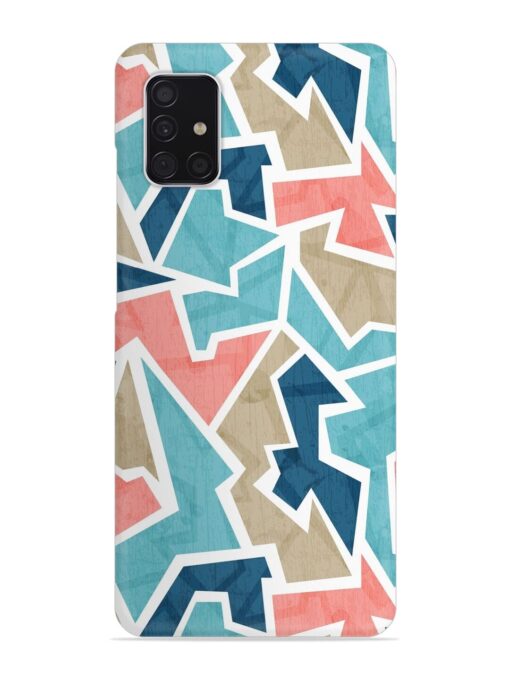 Vintage Geometric Triangle Snap Case for Samsung Galaxy A51 Zapvi