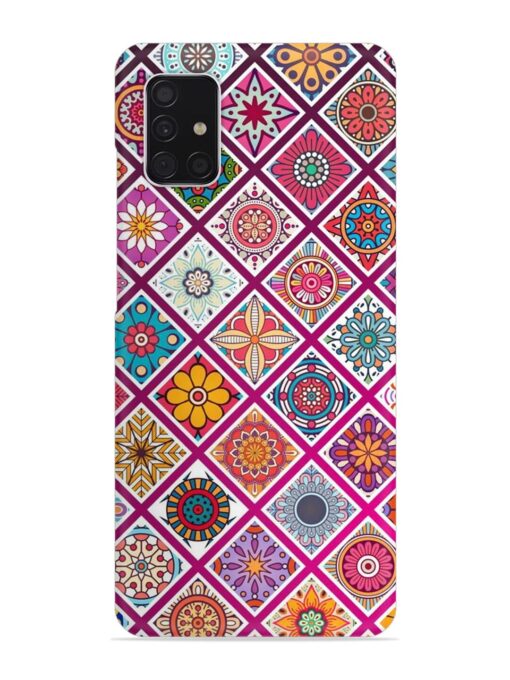 Seamless Tile Pattern Snap Case for Samsung Galaxy A51 Zapvi