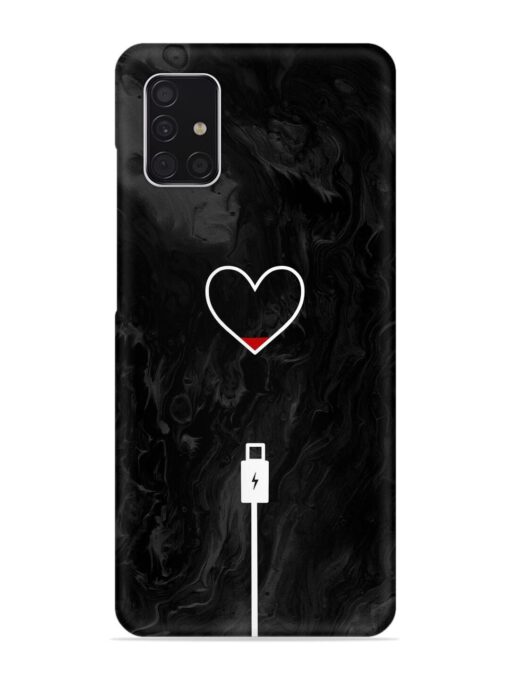 Heart Charging Vector Snap Case for Samsung Galaxy A51