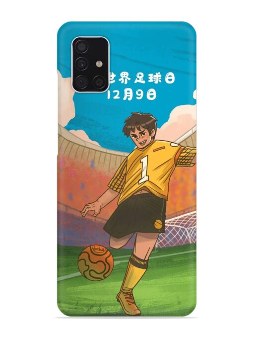 Soccer Kick Snap Case for Samsung Galaxy A51 Zapvi