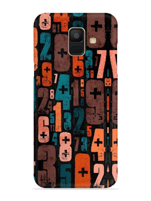 0 To 9 Art Snap Case for Samsung Galaxy A5 (2018) Zapvi