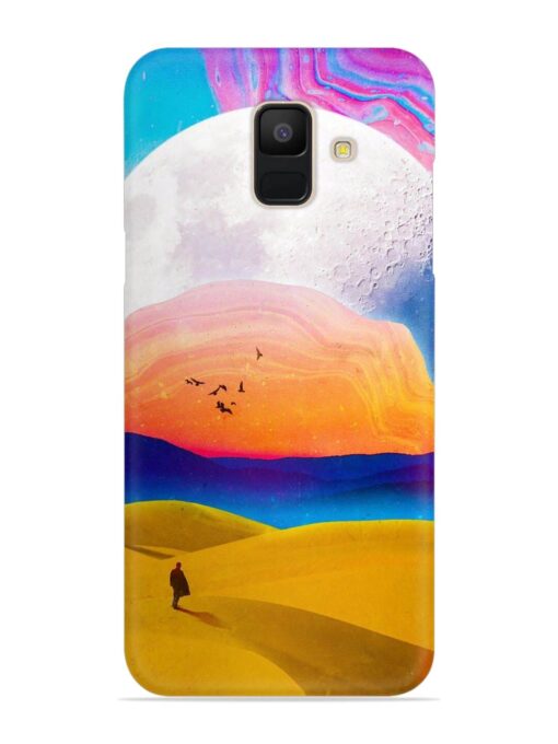 Sandy Desert Snap Case for Samsung Galaxy A5 (2018) Zapvi