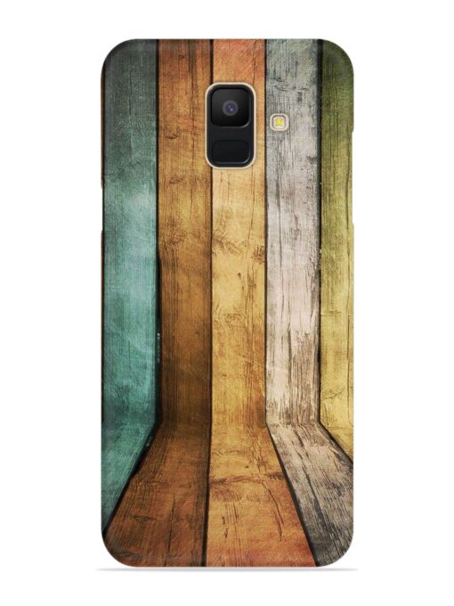 Wooden Realistic Art Snap Case for Samsung Galaxy A5 (2018) Zapvi