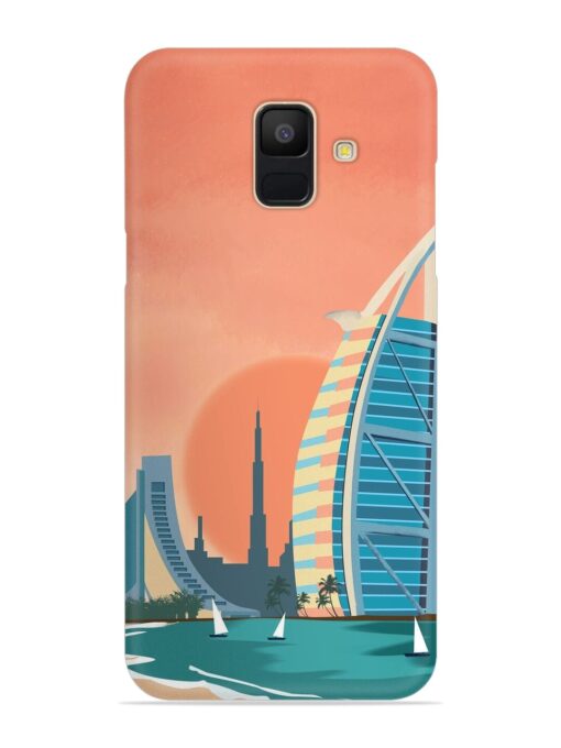 Dubai Architectural Scenery Snap Case for Samsung Galaxy A5 (2018) Zapvi