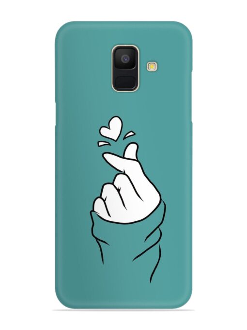 Korean Heart Sign Art Snap Case for Samsung Galaxy A5 (2018)