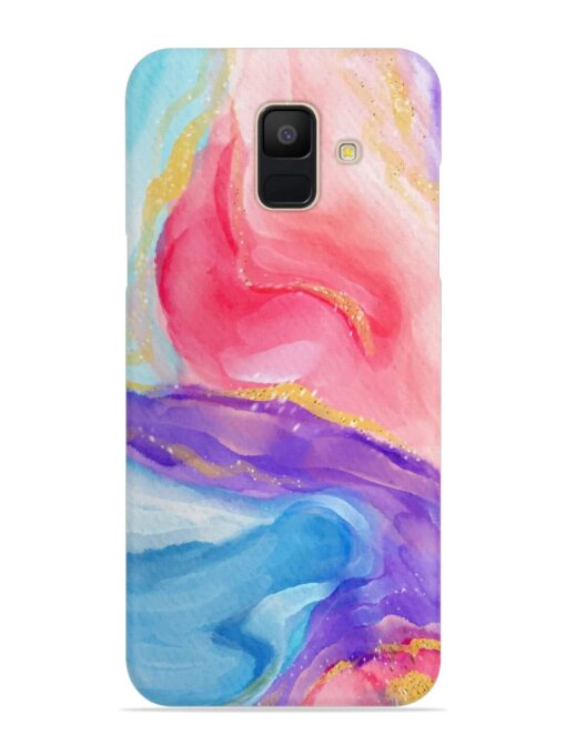 Watercolor Gradient Snap Case for Samsung Galaxy A5 (2018) Zapvi