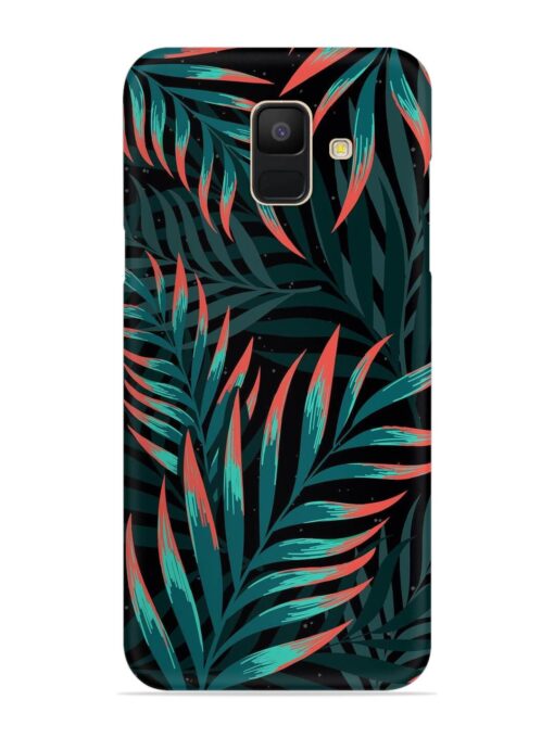 Green Leaf Art Snap Case for Samsung Galaxy A5 (2018) Zapvi