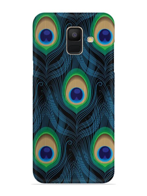 Seamless Pattern Peacock Snap Case for Samsung Galaxy A5 (2018) Zapvi