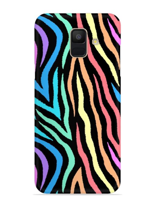 Colorful Abstract Zebra Snap Case for Samsung Galaxy A5 (2018) Zapvi