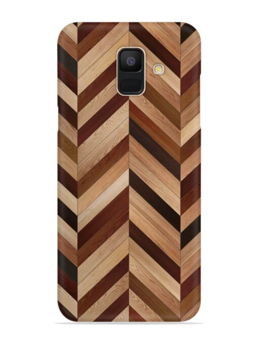 Seamless Wood Parquet Snap Case for Samsung Galaxy A5 (2018) Zapvi