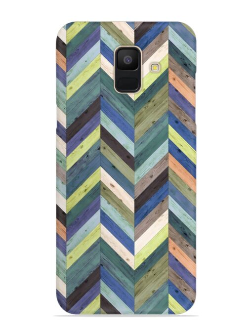 Chevron Random Color Snap Case for Samsung Galaxy A5 (2018) Zapvi