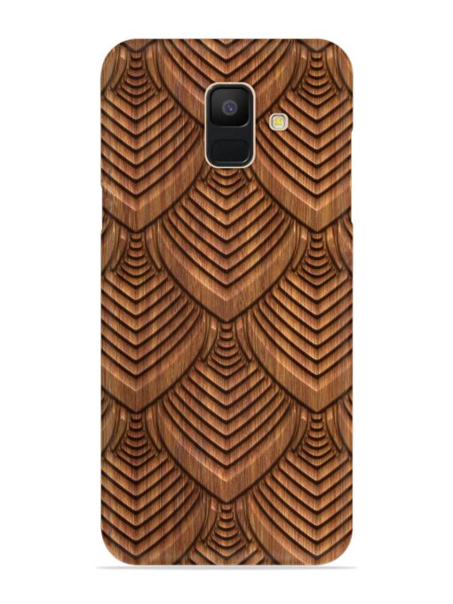 Carved Pattern On Snap Case for Samsung Galaxy A5 (2018) Zapvi