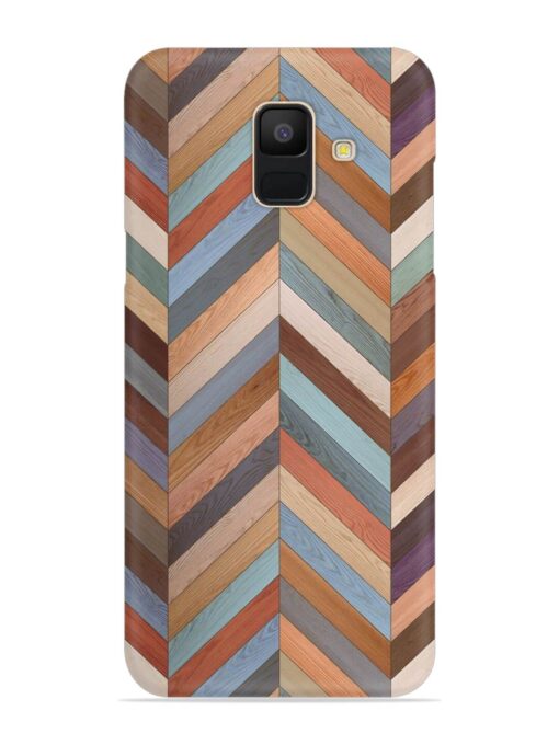 Seamless Wood Parquet Snap Case for Samsung Galaxy A5 (2018) Zapvi