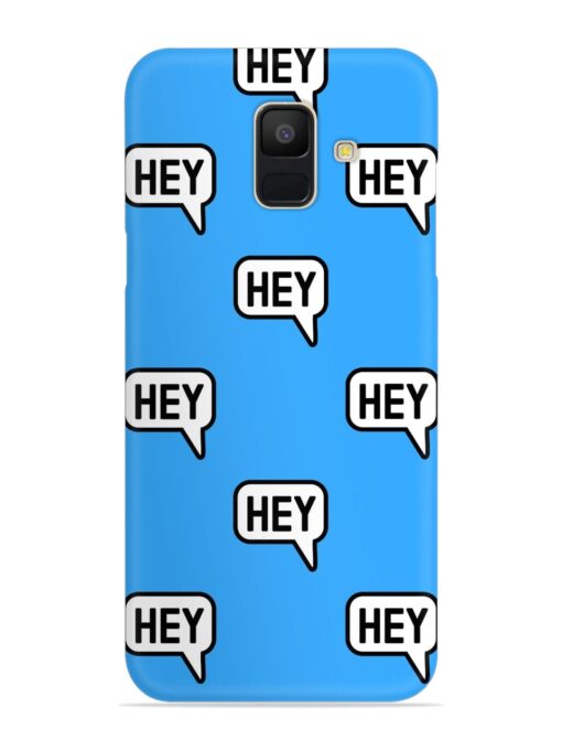 Hey Text Message Snap Case for Samsung Galaxy A5 (2018)