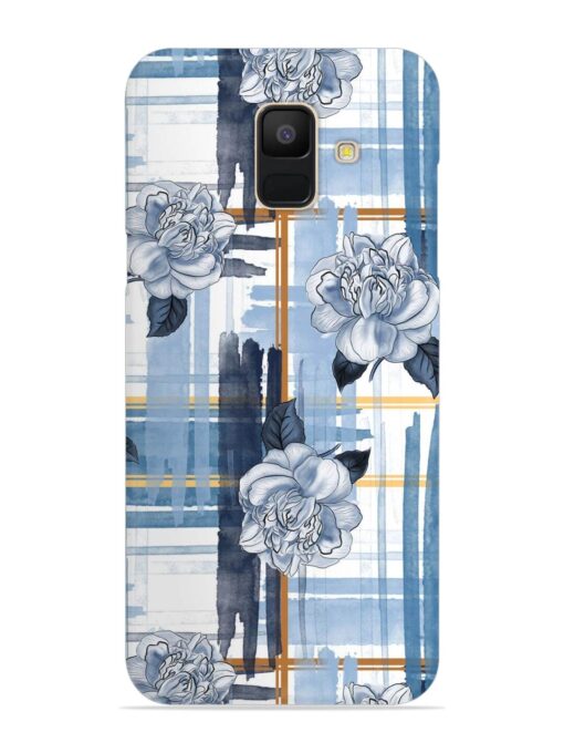 Watercolor Pattern Rose Snap Case for Samsung Galaxy A5 (2018) Zapvi