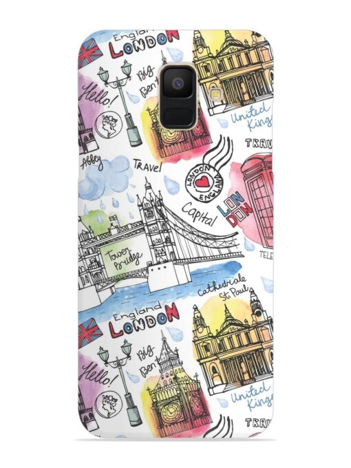 Vector London Landmark Snap Case for Samsung Galaxy A5 (2018) Zapvi