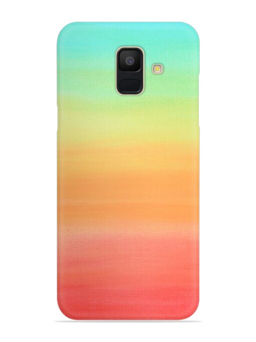 Background Sky Watercolor Snap Case for Samsung Galaxy A5 (2018) Zapvi