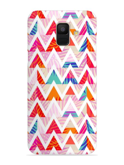 Abstract Triangle Background Snap Case for Samsung Galaxy A5 (2018) Zapvi