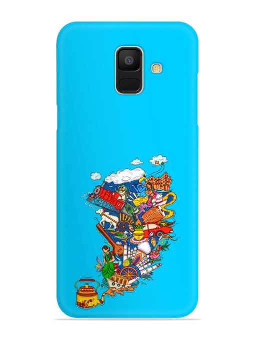 Vector Design Indian Snap Case for Samsung Galaxy A5 (2018) Zapvi