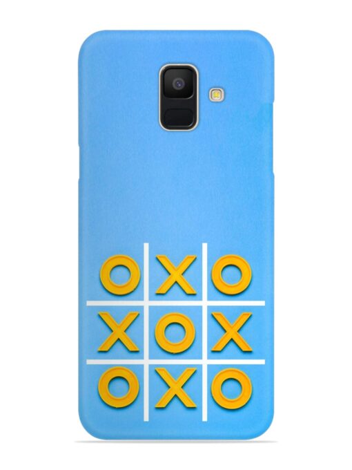 Yellow Plastic Crosses Snap Case for Samsung Galaxy A5 (2018) Zapvi