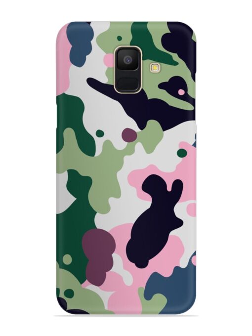 Seamless Funky Camouflage Snap Case for Samsung Galaxy A5 (2018) Zapvi