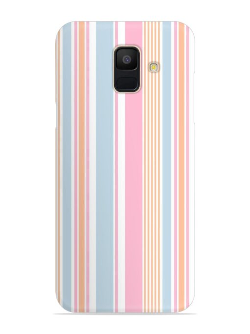 Stripe Seamless Pattern Snap Case for Samsung Galaxy A5 (2018) Zapvi