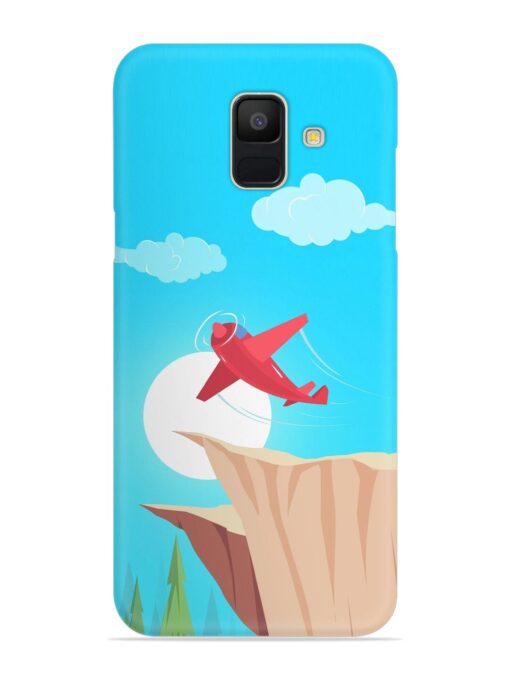 Small Planes In Flight Snap Case for Samsung Galaxy A5 (2018) Zapvi