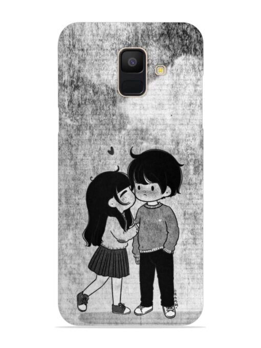 Couple Love Highlights Snap Case for Samsung Galaxy A5 (2018) Zapvi