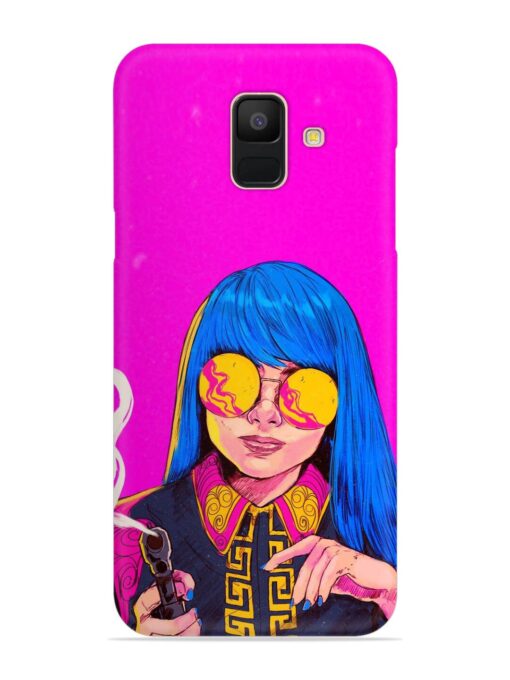 Aesthetic Anime Girl Snap Case for Samsung Galaxy A5 (2018) Zapvi