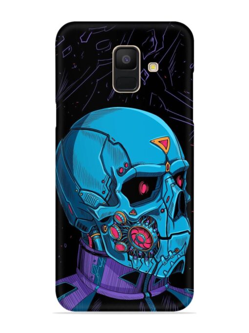 Skull Robo Vector Snap Case for Samsung Galaxy A5 (2018) Zapvi