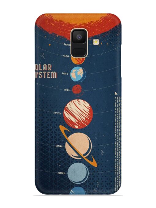 Solar System Vector Snap Case for Samsung Galaxy A5 (2018) Zapvi