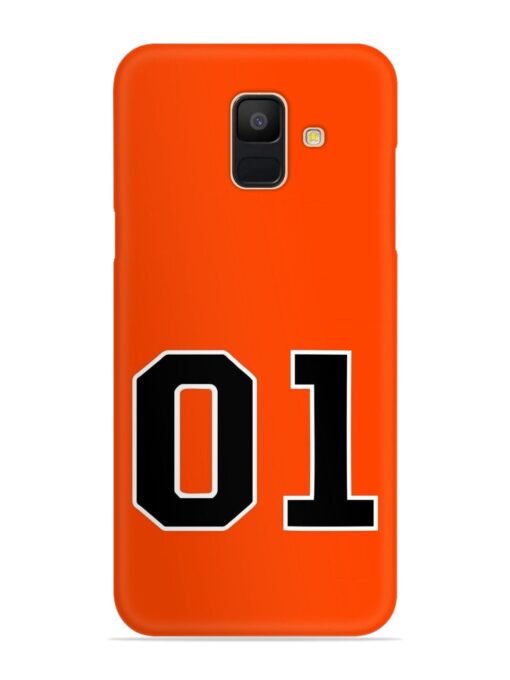 01 Number Snap Case for Samsung Galaxy A5 (2018) Zapvi