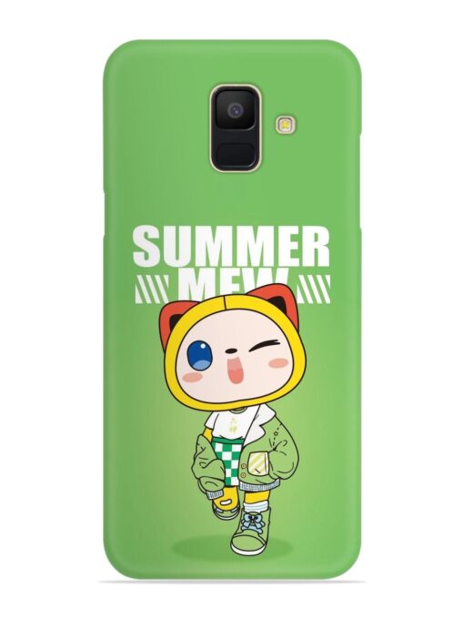 Summer Mew Snap Case for Samsung Galaxy A5 (2018) Zapvi