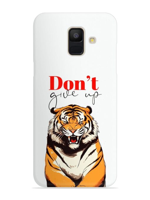 Don'T Give Up Tiger Art Snap Case for Samsung Galaxy A5 (2018) Zapvi