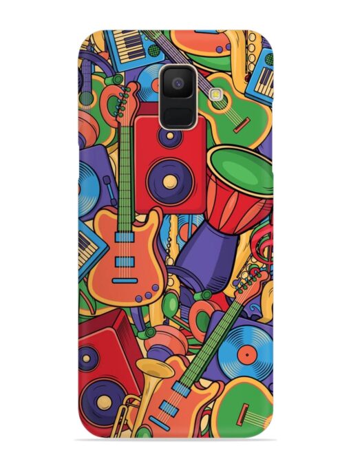 Colorful Music Art Snap Case for Samsung Galaxy A5 (2018) Zapvi