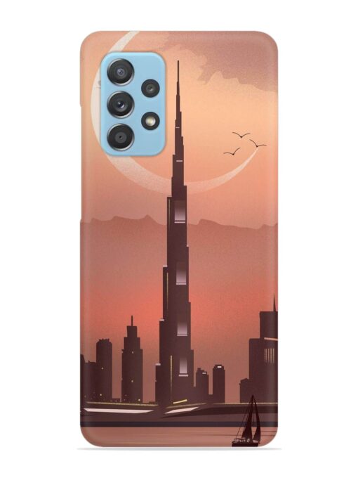 Landmark Burj Khalifa Snap Case for Samsung Galaxy A52 (5G) Zapvi