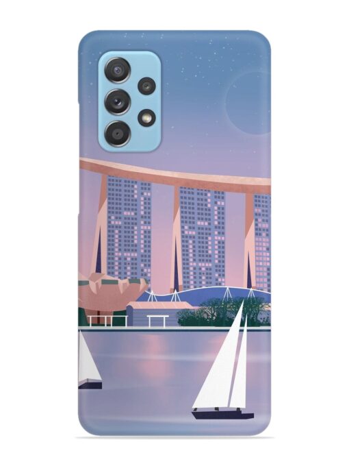 Singapore Scenery Architecture Snap Case for Samsung Galaxy A52 (5G) Zapvi