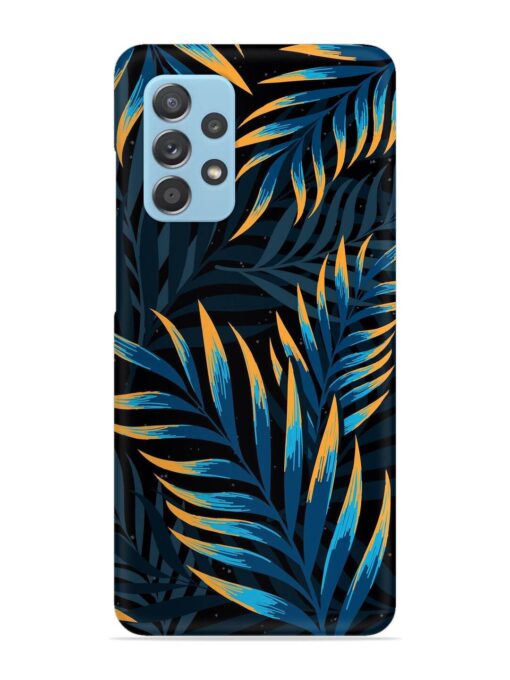 Abstract Leaf Art Snap Case for Samsung Galaxy A52 (5G) Zapvi