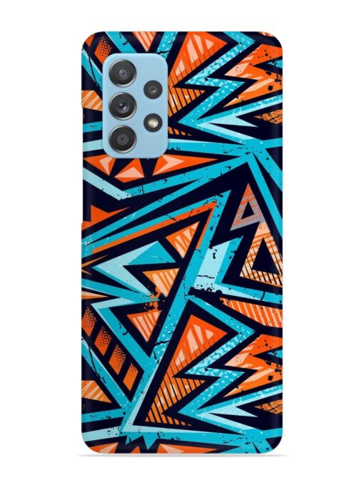 Abstract Seamless Grunge Snap Case for Samsung Galaxy A52 (5G) Zapvi