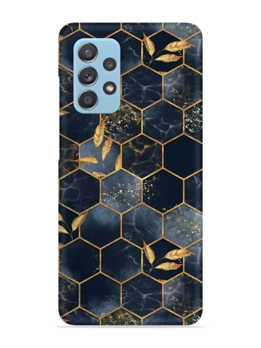 Marble Hexagon Seamless Snap Case for Samsung Galaxy A52 (5G)