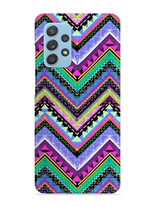 Tribal Aztec Print Snap Case for Samsung Galaxy A52 (5G)