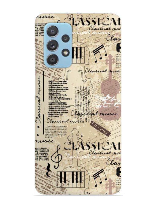 Classical Music Lpattern Snap Case for Samsung Galaxy A52 (5G)