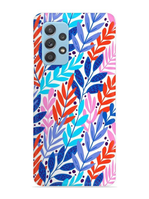 Bright Floral Tropical Snap Case for Samsung Galaxy A52 (5G)