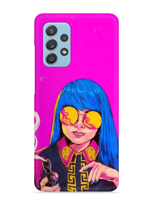 Aesthetic Anime Girl Snap Case for Samsung Galaxy A52 (5G) Zapvi