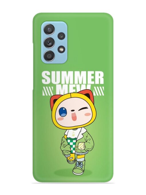 Summer Mew Snap Case for Samsung Galaxy A52 (5G)