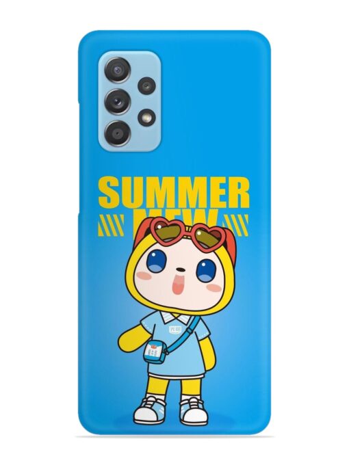 Summer Mew Cartoon Snap Case for Samsung Galaxy A52 (5G)