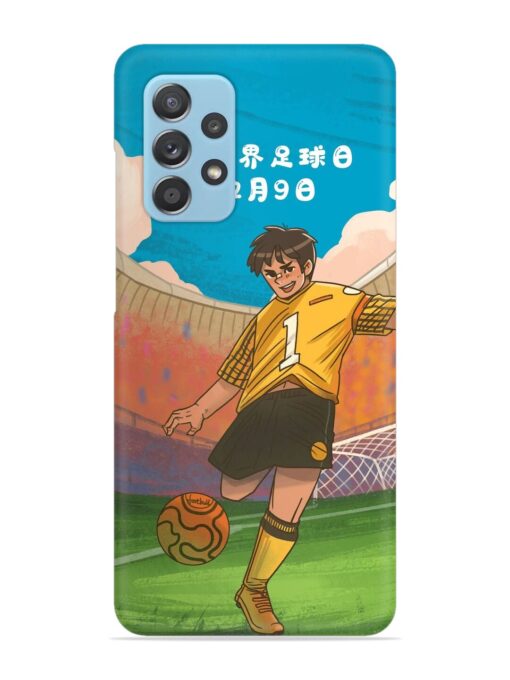 Soccer Kick Snap Case for Samsung Galaxy A52 (5G)