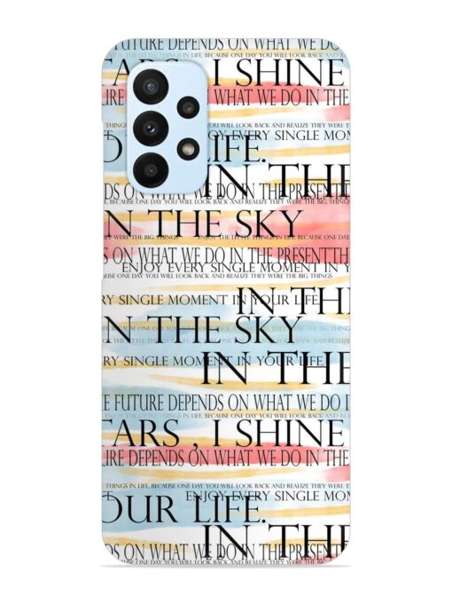 Seamless Slogans Pattern Snap Case for Samsung Galaxy A52S (5G) Zapvi