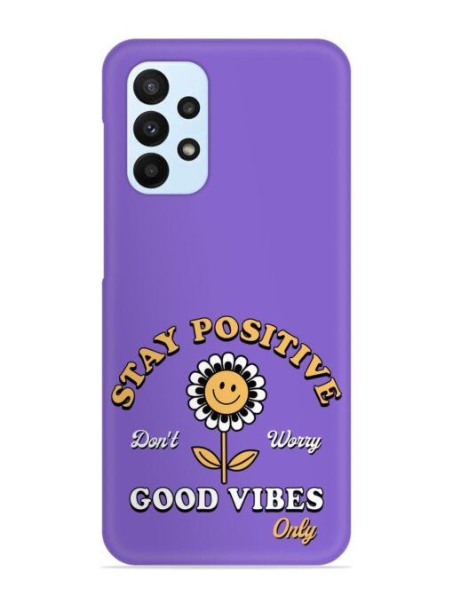 Retro Positive Flower Snap Case for Samsung Galaxy A52S (5G) Zapvi